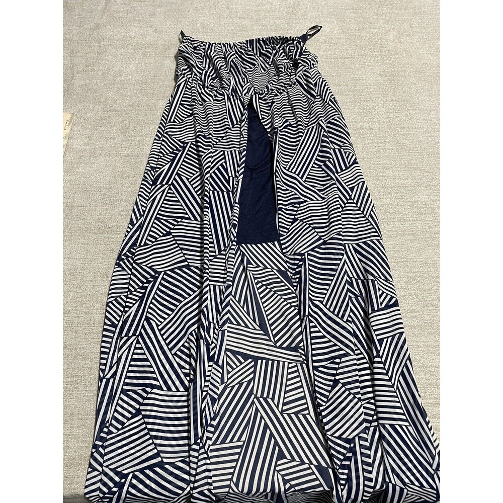 Papaya Skirt Women’s Maxi Medium Black And White Retro Style Geometric